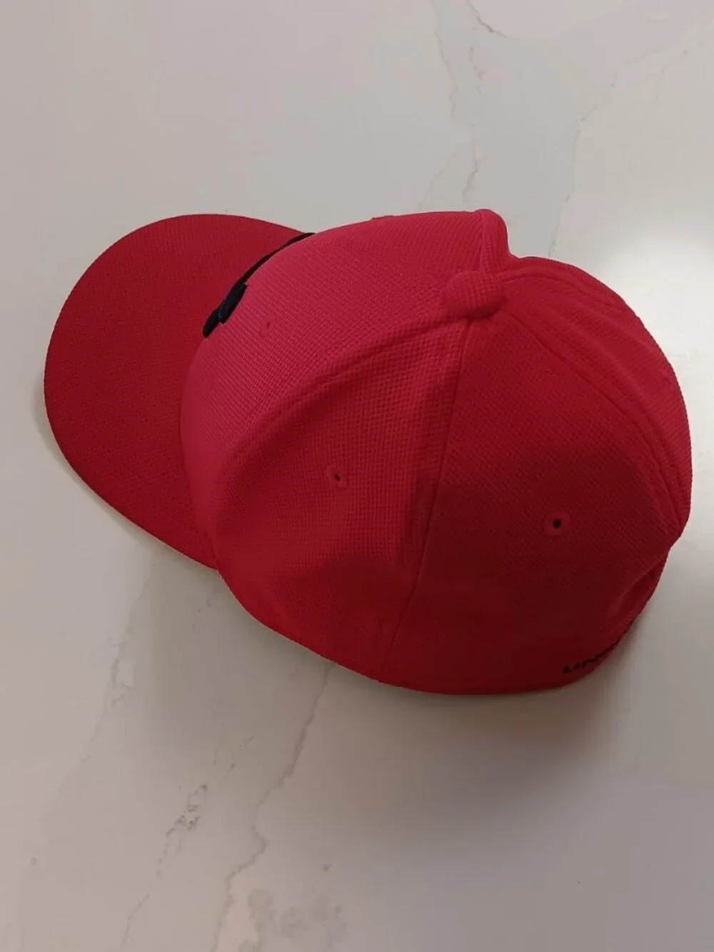UNDER ARMOUR Kids Baseball Caps Bundle of 2 Black and Red Stretch Fit